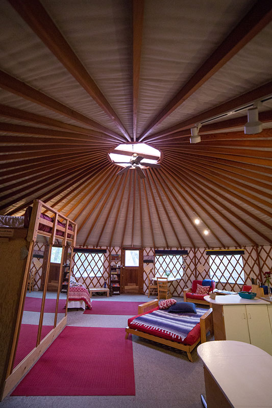 The Yuba Yurt at RiverSea East
